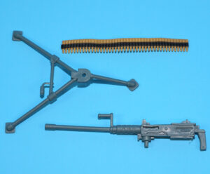 2013 GI JOE KWINN v2 ORIGINAL SPARE PART HEAVY MACHINE GUN HASBRO 25TH RETALIATION