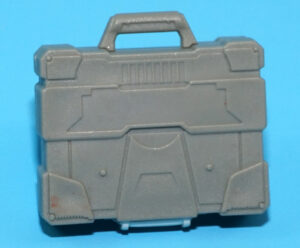 2011 GI JOE HAWK v6 ORIGINAL SPARE PART BRIEFCASE COMPUTER & SUBMACHINE GUN HASBRO 25TH POC