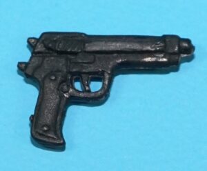 2007 GI JOE BEACHHEAD v10 SGT. STALKER v9 SNAKE EYES v28 ORIGINAL SPARE PART PISTOL GUN HASBRO 25TH