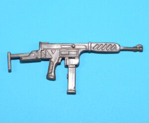 2008 GI JOE COBRA TROOPER v11 DESERT ASSAULT SQUAD ORIGINAL SPARE PART MACHINE GUN HASBRO 25TH