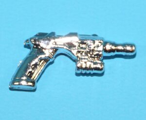 2009 GI JOE ROC DESTRO v24 ORIGINAL SPARE PART PISTOL GUN HASBRO TRU