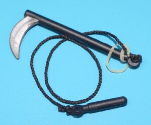 2011 GI JOE SNAKE EYES v55 2012 KIM ARASHIKAGE v1B ORIGINAL SPARE PART KUSARIGAMA HASBRO 25TH POC SDCC