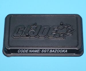 2008 GI JOE SGT. BAZOOKA v3 ORIGINAL SPARE PART FIGURE STAND HASBRO 25TH