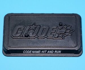 2009 GI JOE HIT AND RUN v2 ASSAULT ON COBRA ISLAND ORIGINAL SPARE PART FIGURE STAND HASBRO 25TH