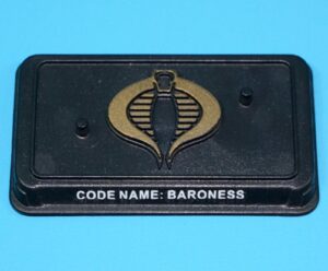 2014 GI JOE BARONESS v12 ORIGINAL SPARE PART FIGURE STAND HASBRO 25TH 50TH