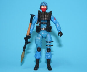 2008 GI JOE COBRA BAZOOKA TROOPER v1 NEAR COMPLETE C8+ HASBRO READ