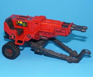 1984 GI JOE ACTION FORCE RED SHADOWS LASER EXTERMINATOR NEAR COMPLETE PALITOY