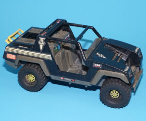 1984 GI JOE ACTION FORCE SATT SUPER GAMMA JEEP SAS PANTHER NOT COMPLETE PALITOY GERMANY