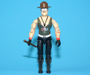 1985 GI JOE SGT SLAUGHTER v1 MAIL IN FIGURE 100% COMPLETE C8+ HASBRO