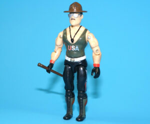 1985 GI JOE SGT SLAUGHTER v1 MAIL IN FIGURE 100% COMPLETE C8+ HASBRO