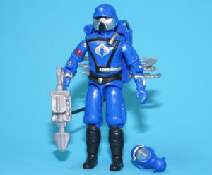 2025 GI JOE TECHNO VIPER COBRA BATTLEFIELD TROOPER BARBECUE 100% COMPLETE BLACK MAJOR CUSTOM