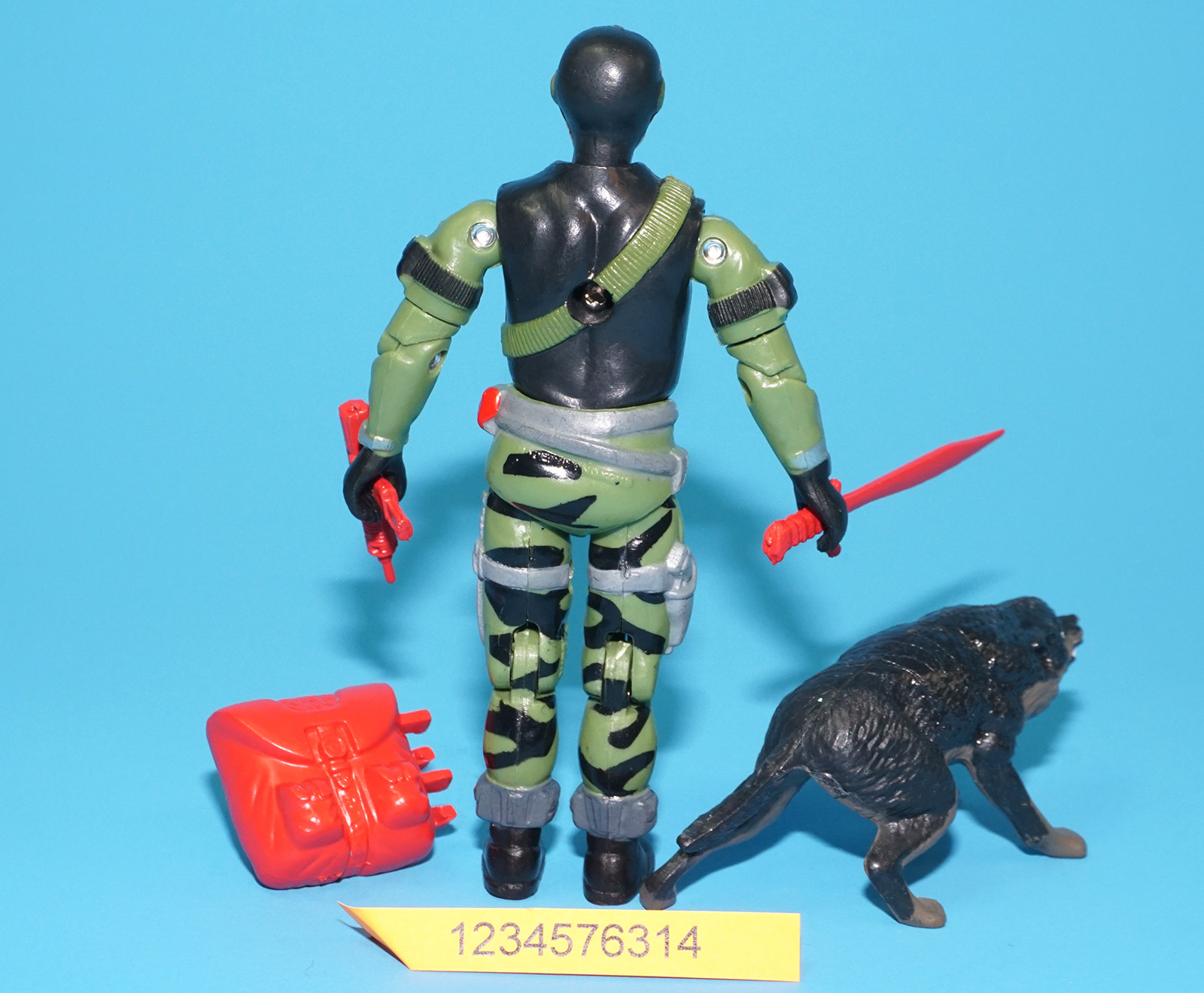 2025 GI JOE SNAKE EYES v2 NIGHT FORCE 100% COMPLETE BLACK MAJOR CUSTOM - Image 3