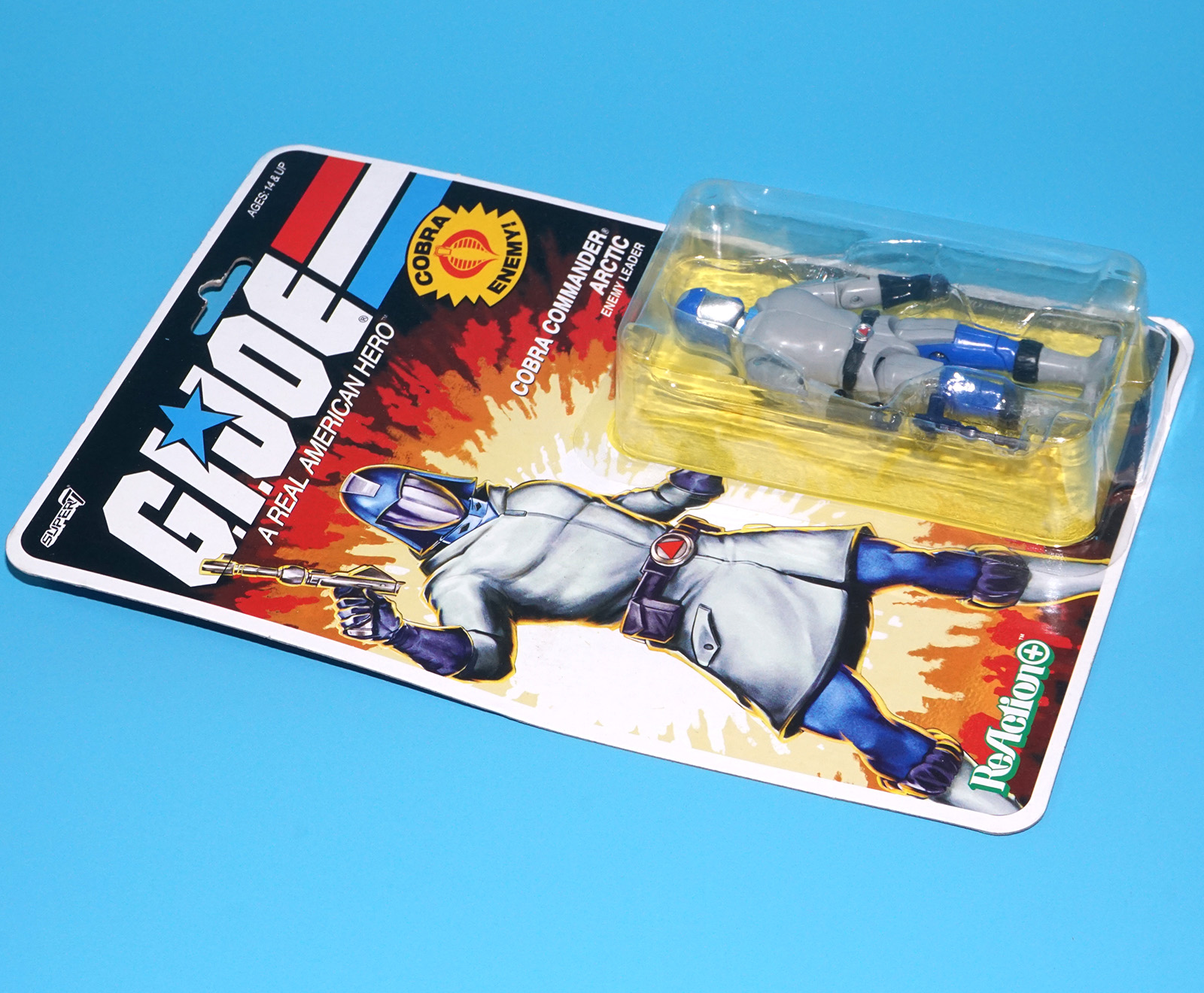 2025 GI JOE REACTION FIGURES COBRA COMMANDER ARCTIC MOC MOSC SUPER7 - Image 3