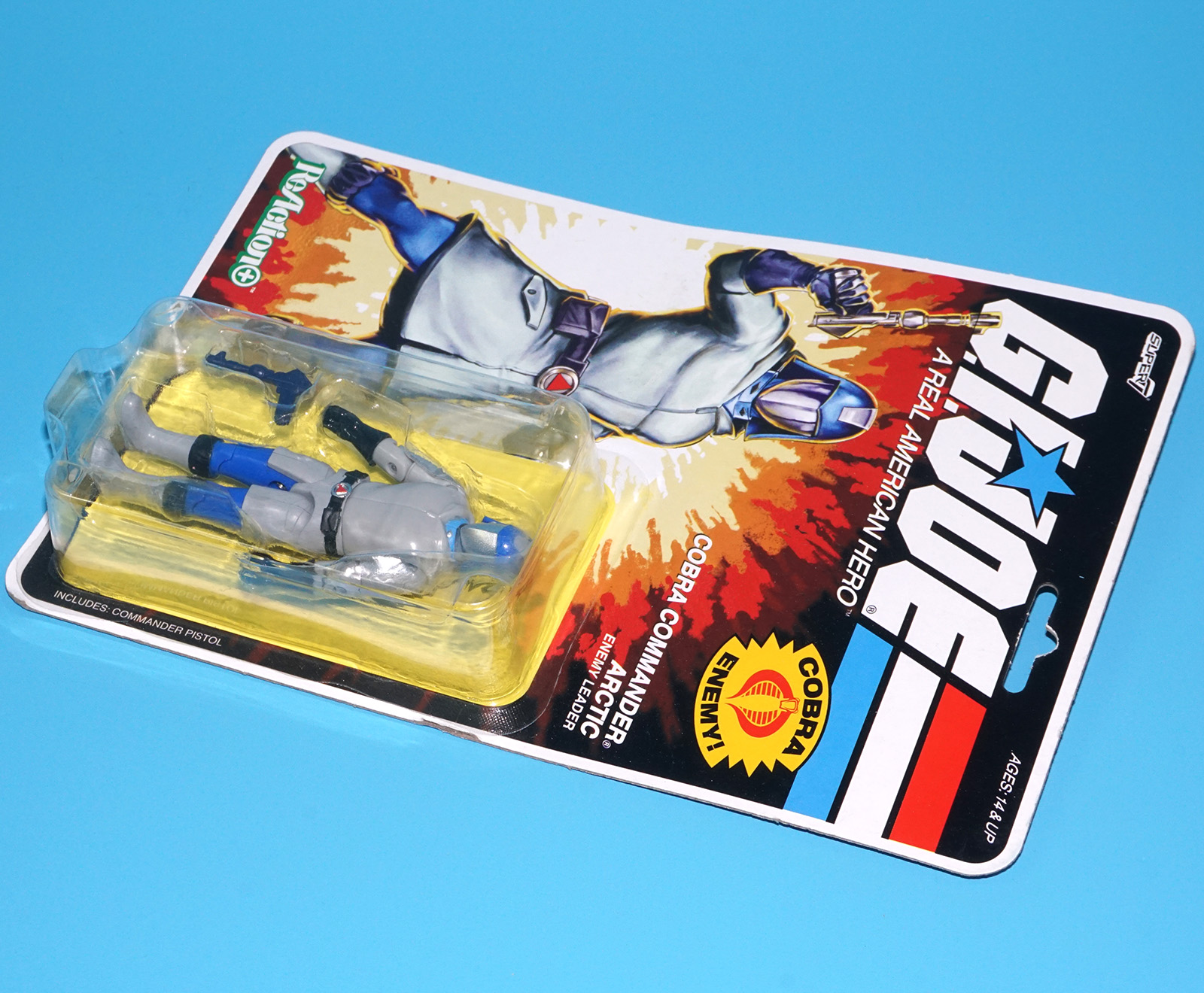 2025 GI JOE REACTION FIGURES COBRA COMMANDER ARCTIC MOC MOSC SUPER7 - Image 4