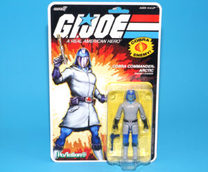 2025 GI JOE REACTION FIGURES COBRA COMMANDER ARCTIC MOC MOSC SUPER7