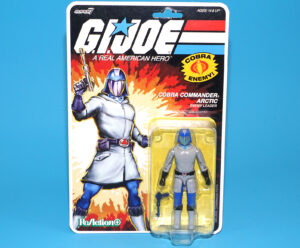 2025 GI JOE REACTION FIGURES COBRA COMMANDER ARCTIC MOC MOSC SUPER7
