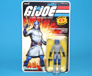2025 GI JOE REACTION FIGURES COBRA COMMANDER ARCTIC MOC MOSC SUPER7