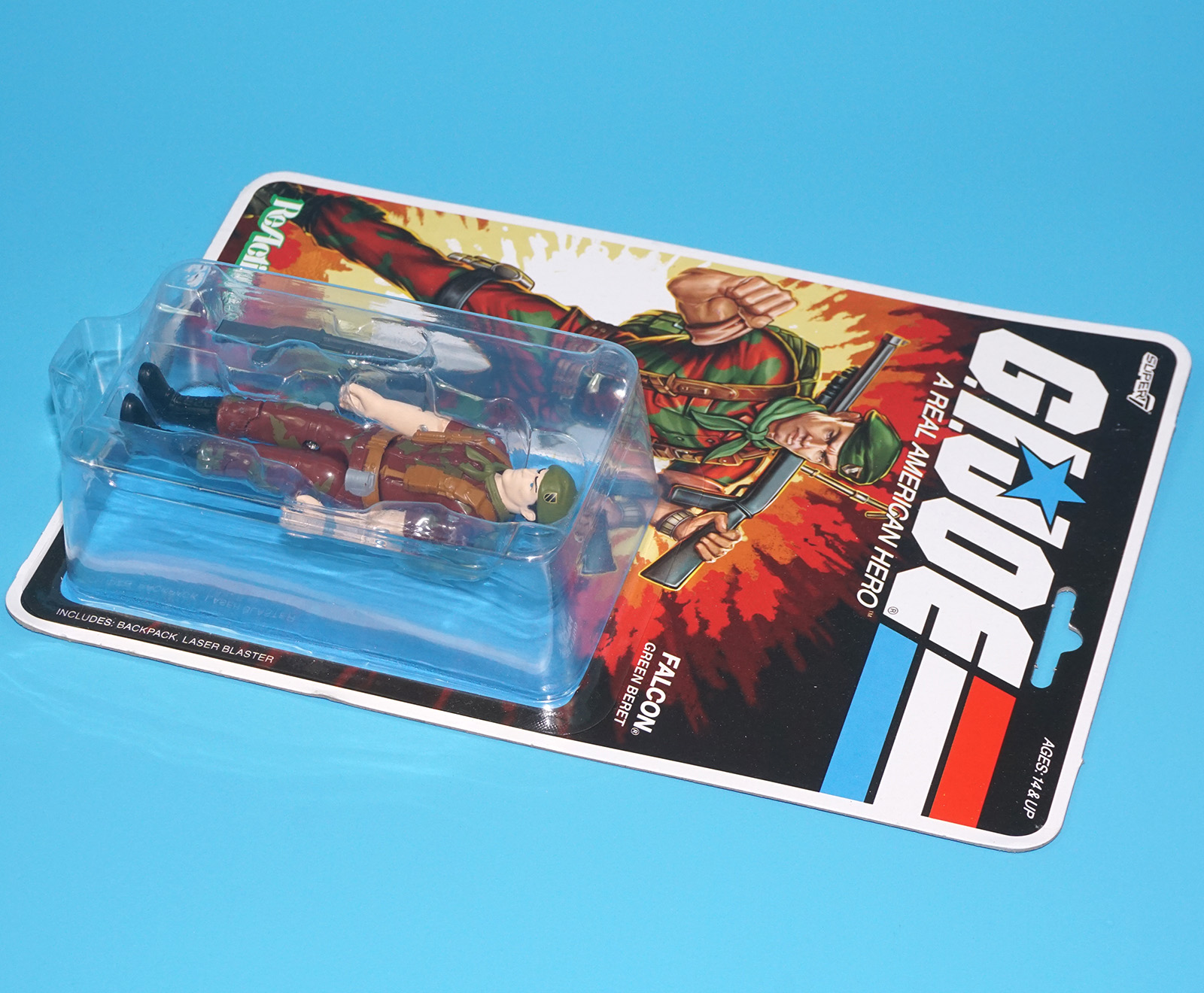 2025 GI JOE REACTION FIGURES FALCON MOC MOSC SUPER7 - Image 4