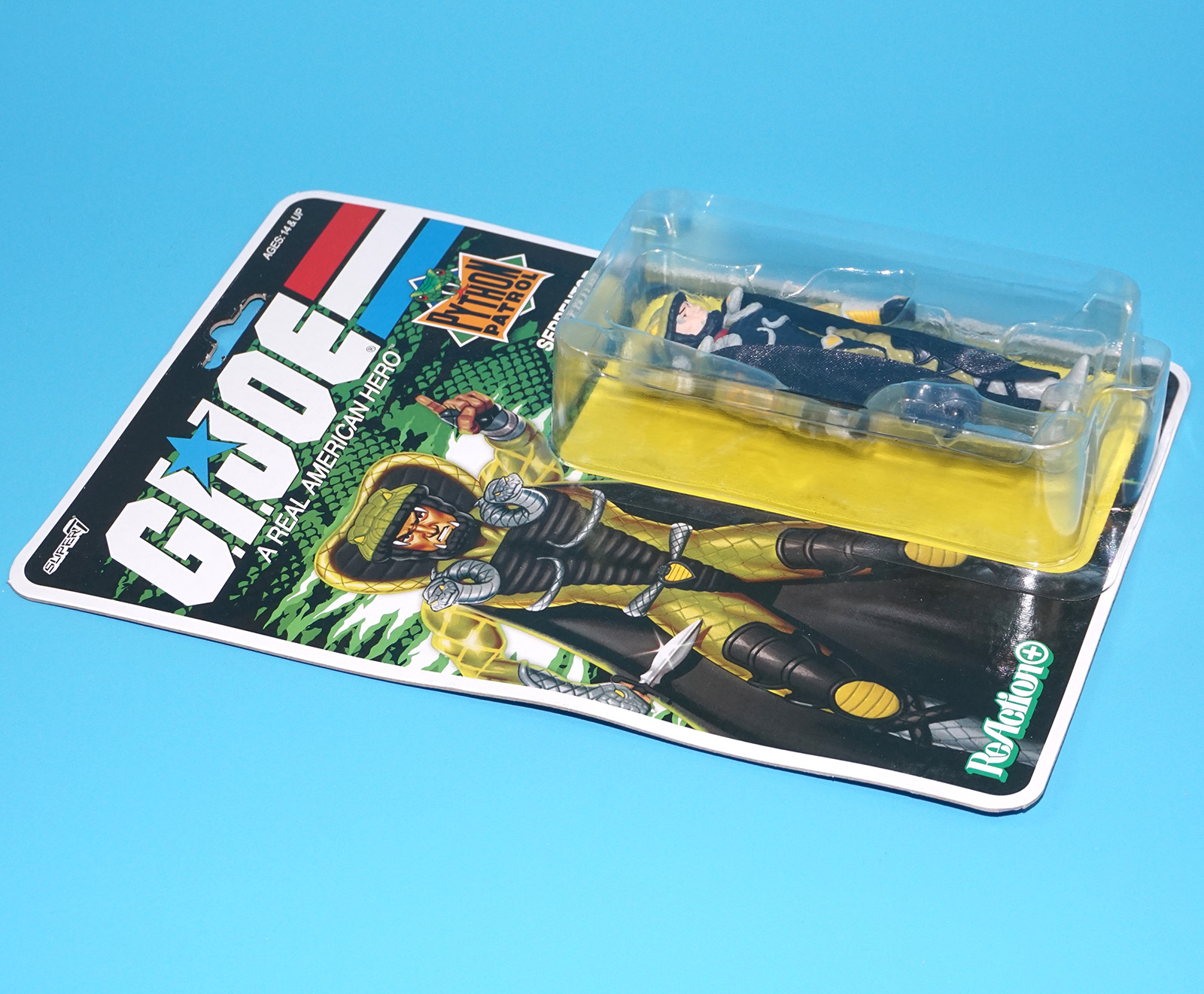 2025 GI JOE REACTION FIGURES PYTHON PATROL SERPENTOR MOC MOSC SUPER7 - Image 3