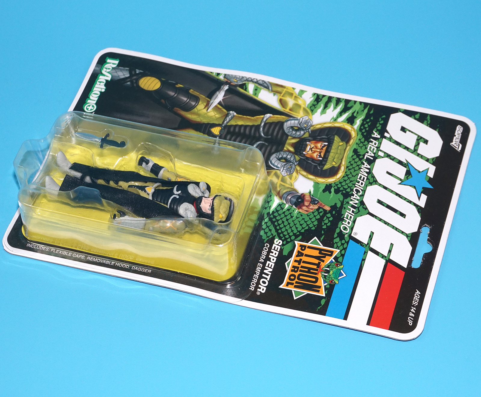 2025 GI JOE REACTION FIGURES PYTHON PATROL SERPENTOR MOC MOSC SUPER7 - Image 4