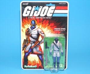 2025 GI JOE REACTION FIGURES SNAKE EYES ARCTIC MOC MOSC SUPER7