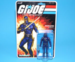 2025 GI JOE REACTION FIGURES SNAKE EYES COMMANDO MOC MOSC SUPER7
