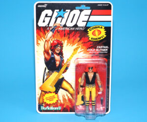2025 GI JOE REACTION FIGURES ZARTAN COLD SLITHER MOC MOSC SUPER7