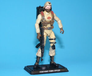 2008 GI JOE COBRA OFFICER v8 NEAR COMPLETE C9 DESERT ASSAULT SQUAD HASBRO 25TH ANNIVERSARY