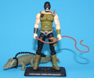 2008 GI JOE CROC MASTER v3 NEAR COMPLETE C9+ HASBRO 25TH ANNIVERSARY