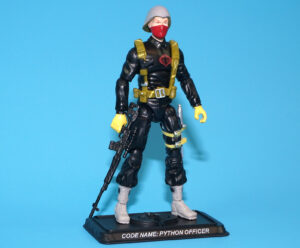 2008 GI JOE PYTHON PATROL OFFICER v2 100% COMPLETE C9+ HASBRO 25TH ANNIVERSARY