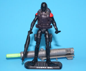 2009 GI JOE ROC COBRA EEL v5 100% COMPLETE C9+ HASBRO