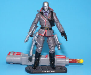 2009 GI JOE ROC DESTRO v23 WEAPONS SUPPLIER 100% COMPLETE C9+ HASBRO