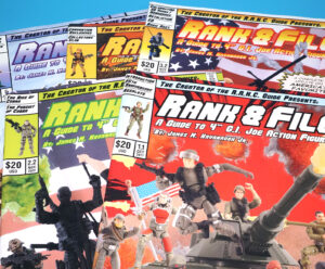 RANK & FILE A GUIDE TO 4  G.I. JOE ACTION FIGURES VOL. 1.1 2.2 3.2 4.1 5 JAMES M. KAVANAUGH JR.
