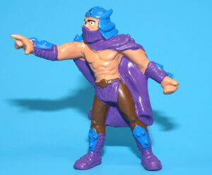 TMNT TEENAGE MUTANT NINJA TURTLES PVC TOY FIGURE SHREDDER 1990 YOLANDA
