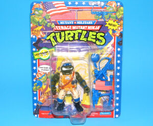 TMNT TEENAGE MUTANT NINJA TURTLES MUTANT MILITARY LIEUTENANT LEO MOC MOSC SEALED US CARD 1992 PLAYMATES