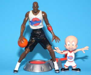 SPACE JAM MICHAEL JORDAN & ELMER FUDD 100% COMPLETE 1996 PLAYMATES