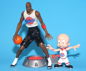 SPACE JAM MICHAEL JORDAN & ELMER FUDD 100% COMPLETE 1996 PLAYMATES