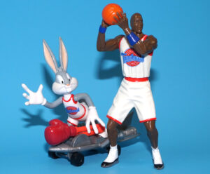 SPACE JAM MICHAEL JORDAN & BUGS BUNNY 100% COMPLETE 1996 PLAYMATES