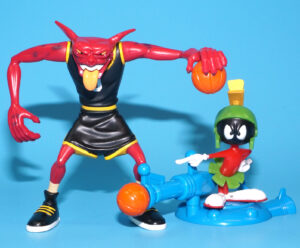 SPACE JAM MARVIN THE MARTIAN VS NAWT 100% COMPLETE 1996 PLAYMATES
