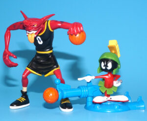 SPACE JAM MARVIN THE MARTIAN VS NAWT 100% COMPLETE 1996 PLAYMATES