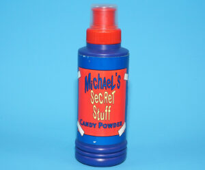 SPACE JAM MICHAEL’S SECRET STUFF CANDY POWDER FULL BOTTLE 1996 CREATIVE CONFECTION CONCEPTS READ