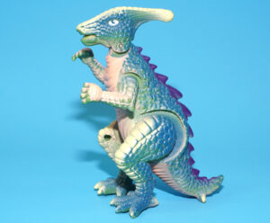 PLOTTER POWER FORCES DINOSAUR PARASAUROLOPHUS WIND UP TOY FIGURE 1994 NEW RAY TOYS WORKS!