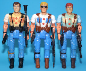 SOUNDTEAM RESCUE FORCES AGENT ZEBRA CAPTAIN ADAM RED TOP 100% COMPLETE 1990 TOY ISLAND RAMBO