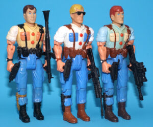 SOUNDTEAM RESCUE FORCES AGENT ZEBRA CAPTAIN ADAM RED TOP 100% COMPLETE 1990 TOY ISLAND RAMBO