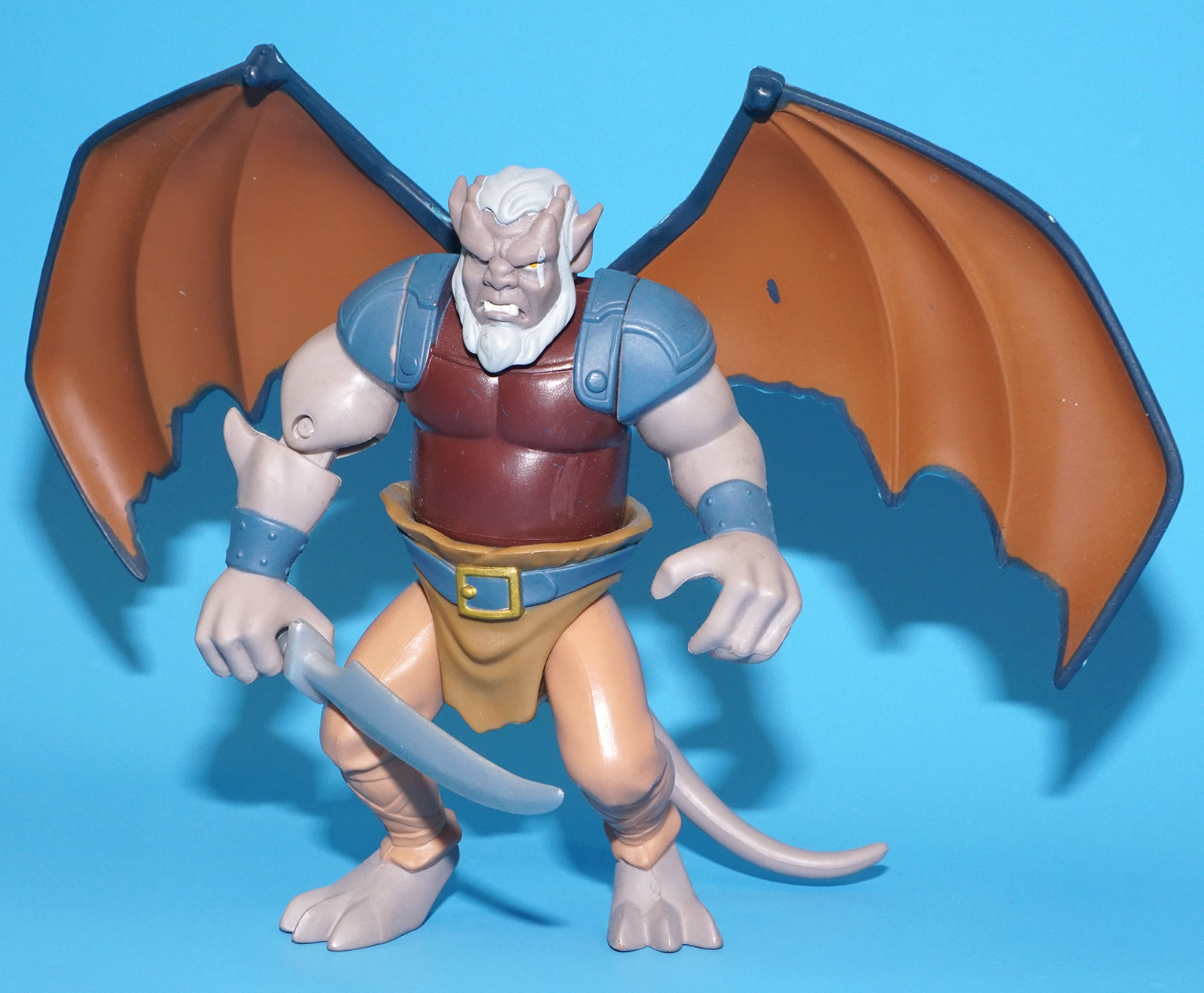 GARGOYLES HUDSON SWORD THRUSTING BODY BLOW 100% COMPLETE 1995 KENNER - Image 3