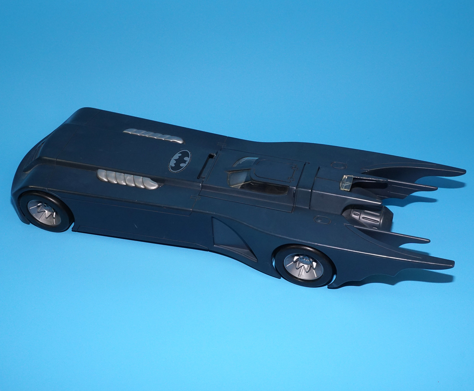 BATMAN ANIMATED SERIES BTAS BATMOBILE 99% COMPLETE 1992 KENNER READ - Image 3