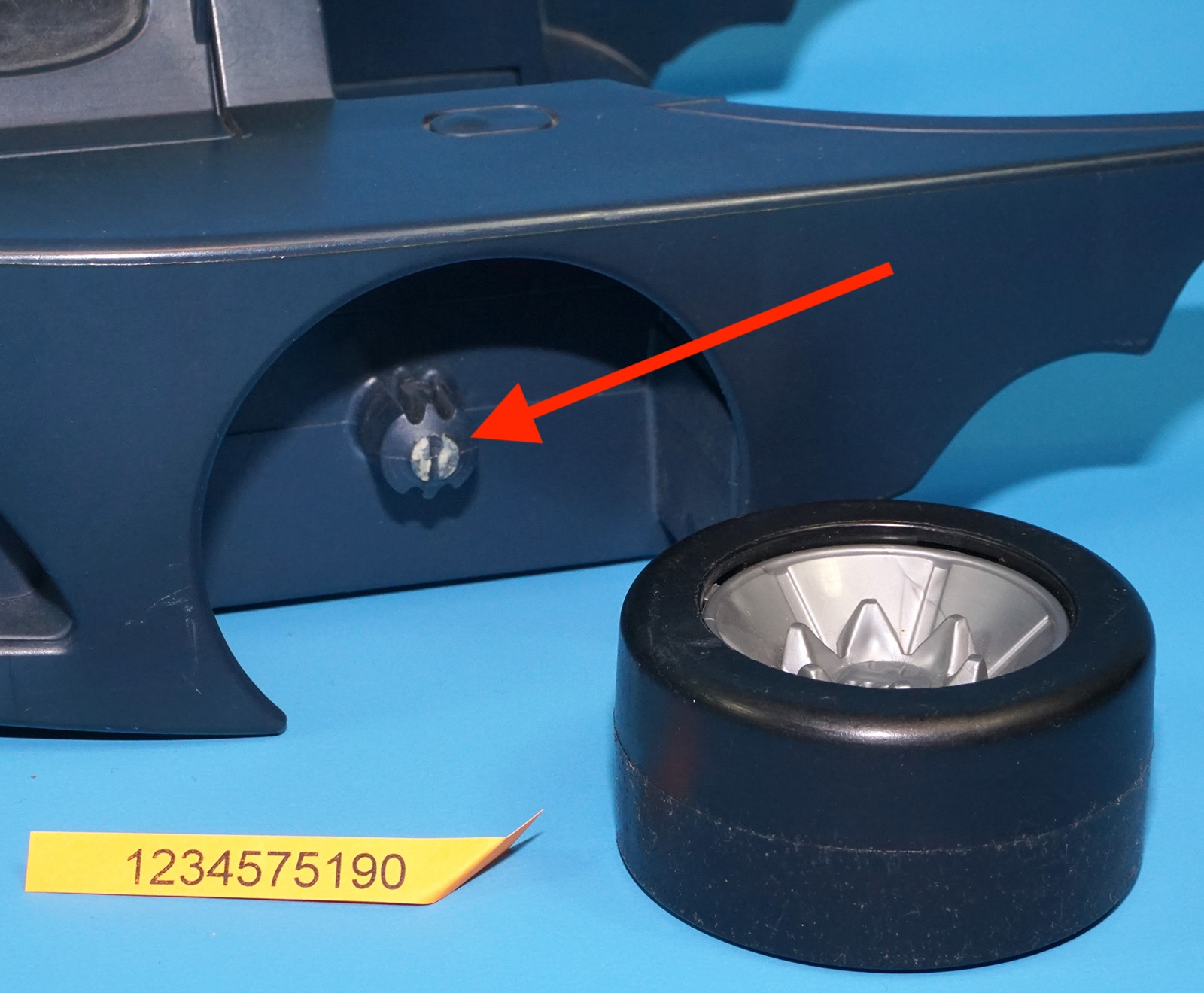 BATMAN ANIMATED SERIES BTAS BATMOBILE 99% COMPLETE 1992 KENNER READ - Image 7