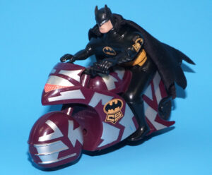 BATMAN ANIMATED SERIES BTAS CRIME SQUAD BATCYCLE 100% COMPLETE 1995 KENNER