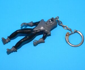 BATMAN KEYRING KEYCHAIN BTAS ANIMATED SERIES PVC MINI FIGURE PHANTASM 1995 BOOTLEG SUPER HEROES