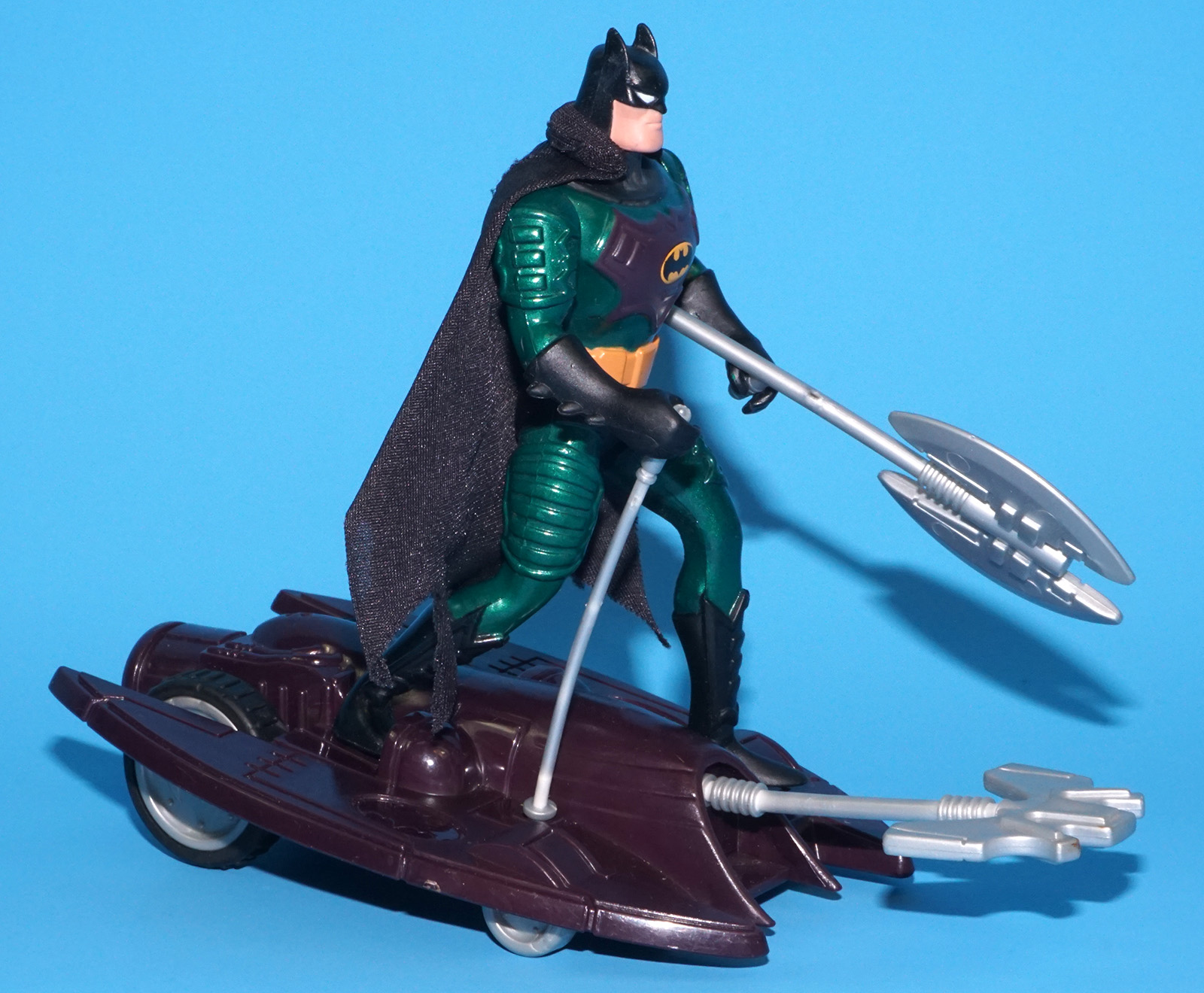 BATMAN ANIMATED SERIES BTAS DELUXE GROUND ASSAULT BATMAN 100% COMPLETE 1994 KENNER - Image 3